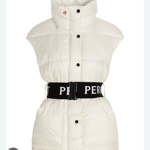 Perfect Moment ski White Puffer Vest (belted)
